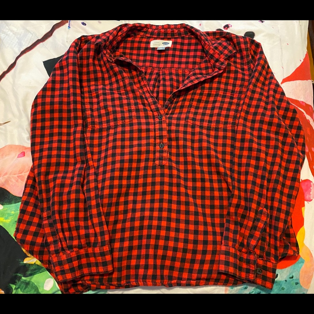 Plaid Pullover
